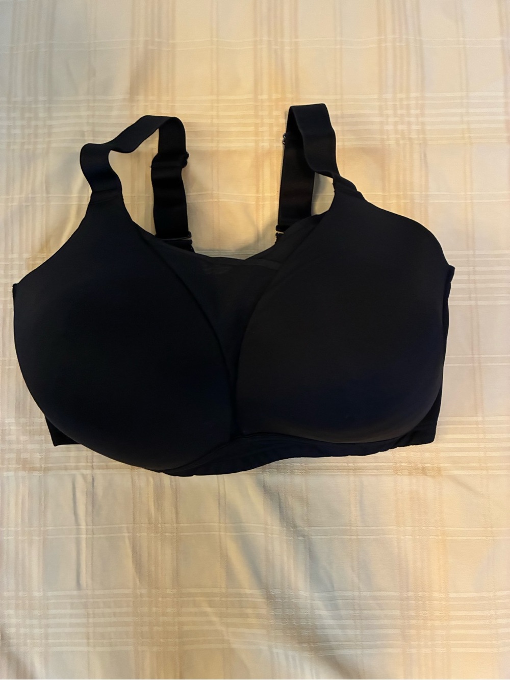 Lane Bryant LIVI black max support wicking underwire sports bra 40H